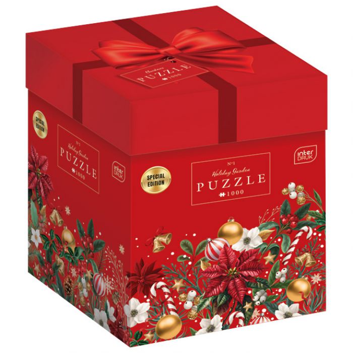 PUZZLE 1000 KOM CHRISTMAS "CHRISTMAS FLOWERS" INTERDRUK