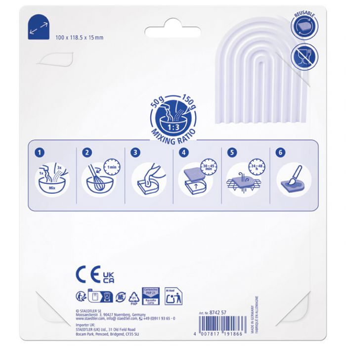 KALUP ZA MODELIRANJE DUGA FIMO CASTING POWDER STAEDTLER 8742 57 BLISTER