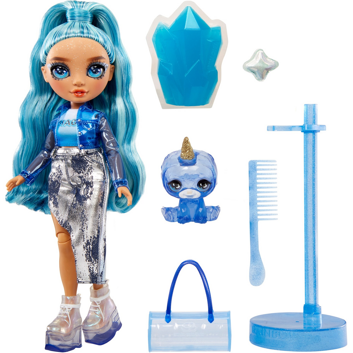 Rainbow High Classic Rainbow Fashion Doll- Skyler (blue)
