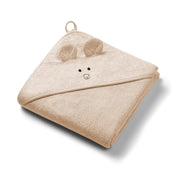 BabyOno Ručnik bambus 100x100 cm, with ears, tamno bež