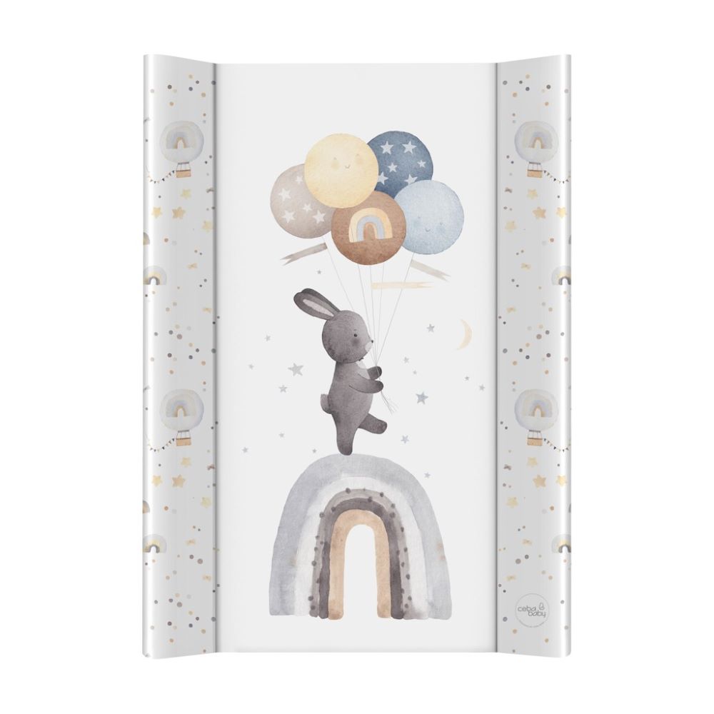 Ceba Baby Podloga za prematanje tvrda 50x70 cm, Basic Rainbow Walk