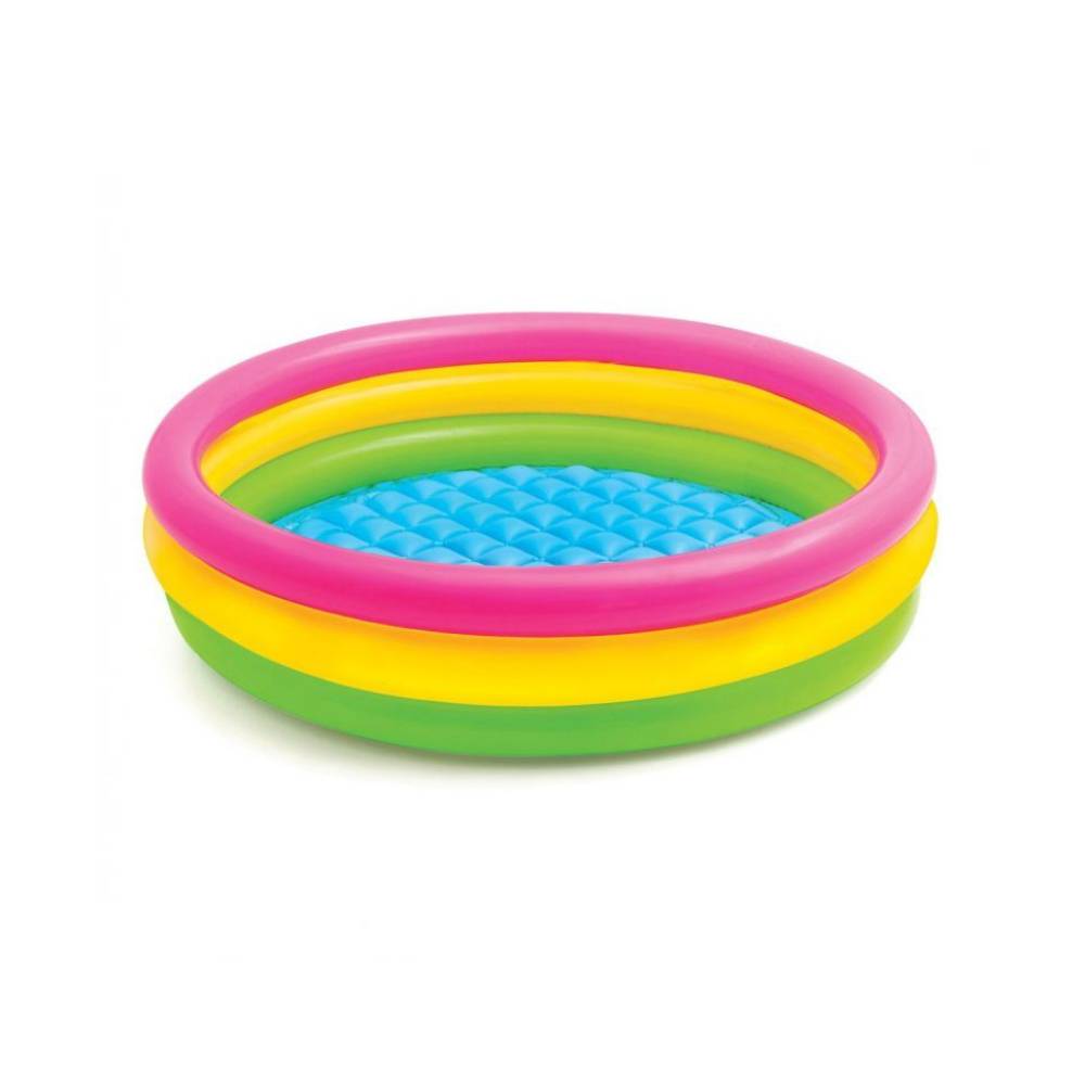 INTEX Okrugli bazen za djecu na napuhavanje, rainbow