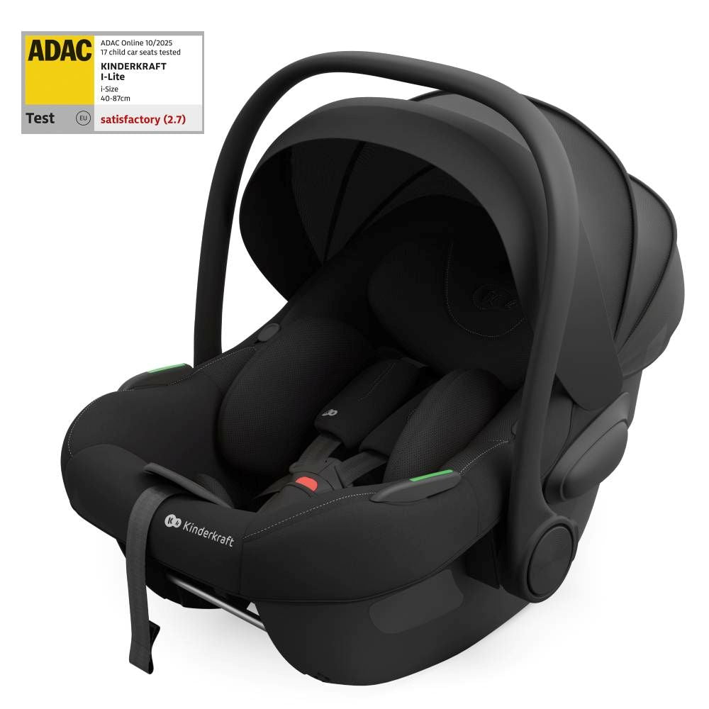 Kinderkraft autosjedalica I-LITE i- Size 0-13 kg (40-87 cm), Black