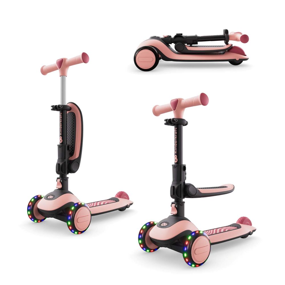 Kinderkraft romobil HALLEY 2, Rose pink