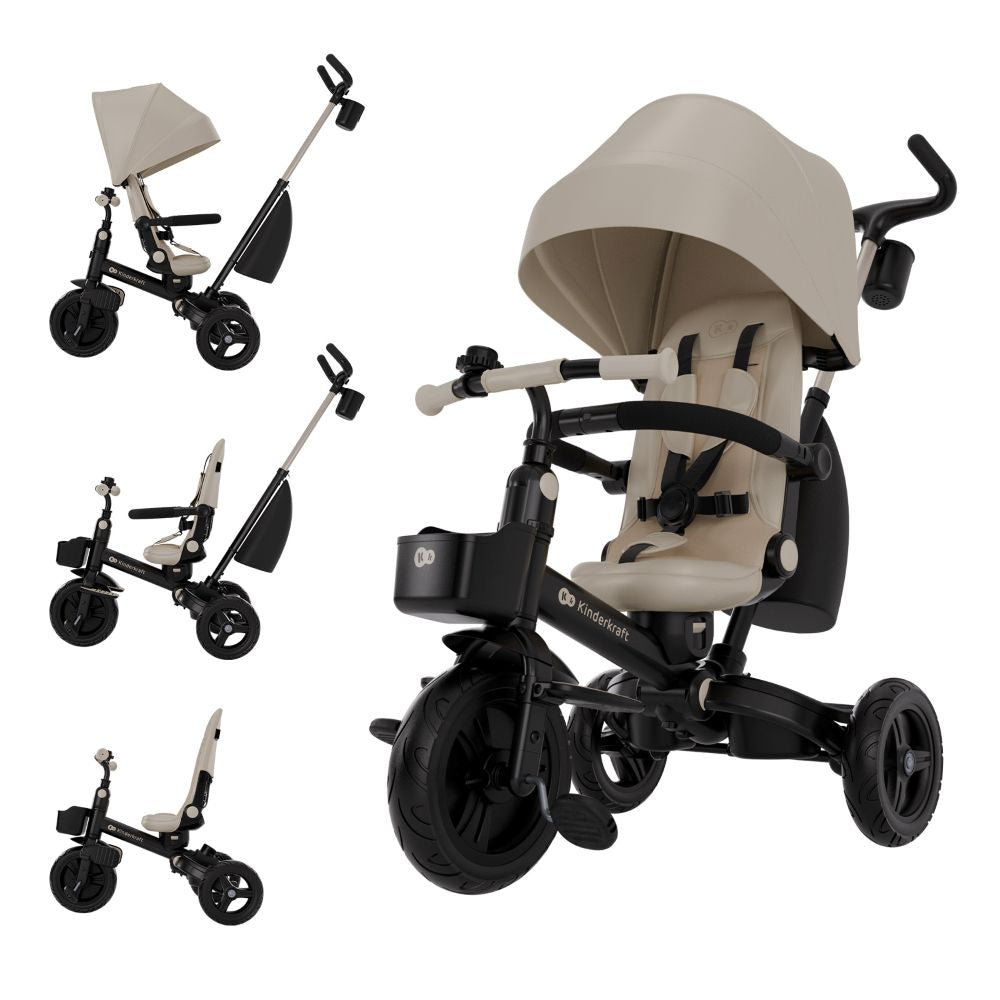 Kinderkraft Tricikl AVEO Plus 2, Beige
