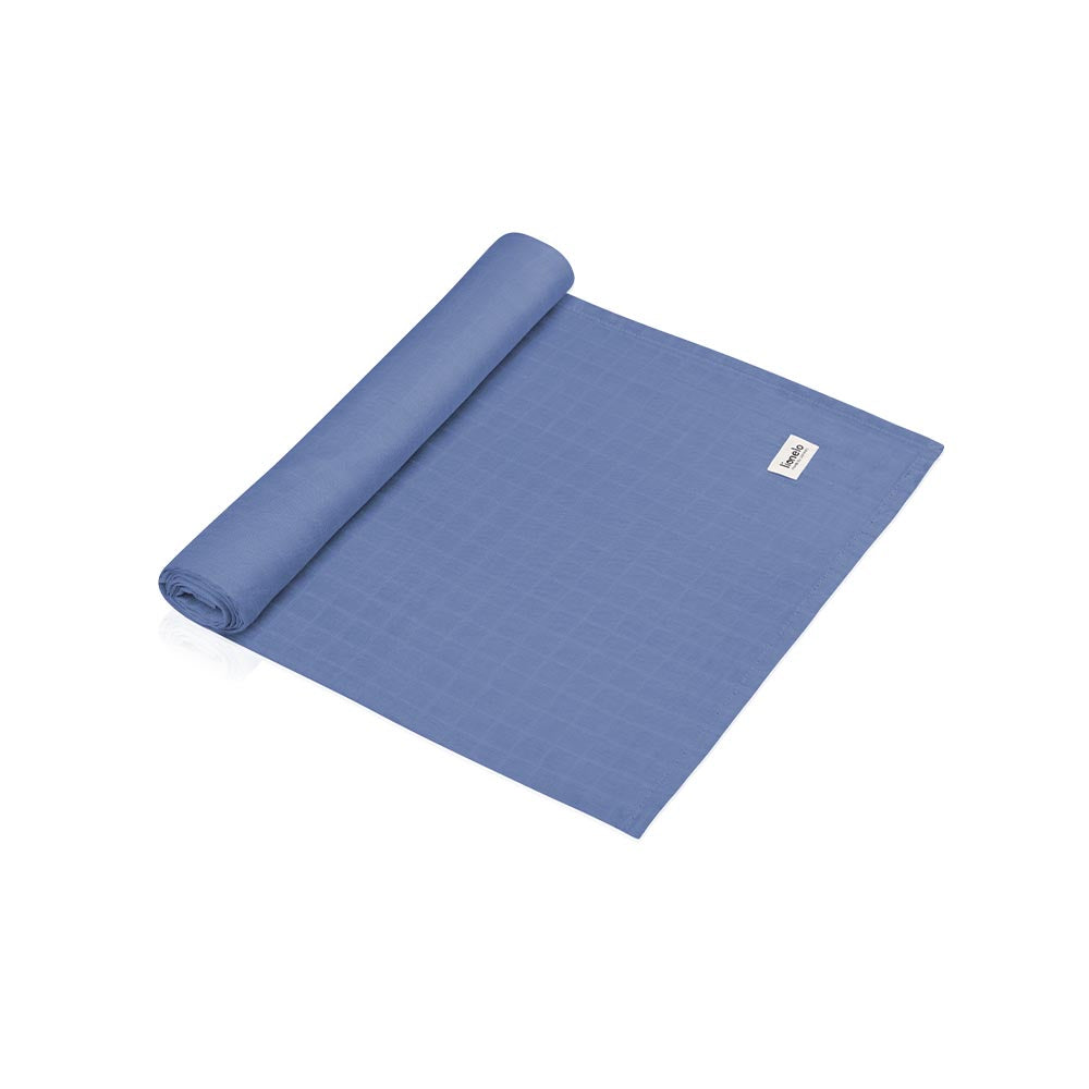 Lionelo Swaddle deka bambus 120x120 cm, Blue Denim