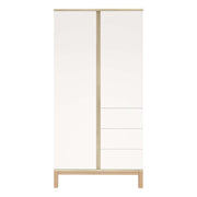 Faktum Loop ormar s 2 vrata, White-Oak