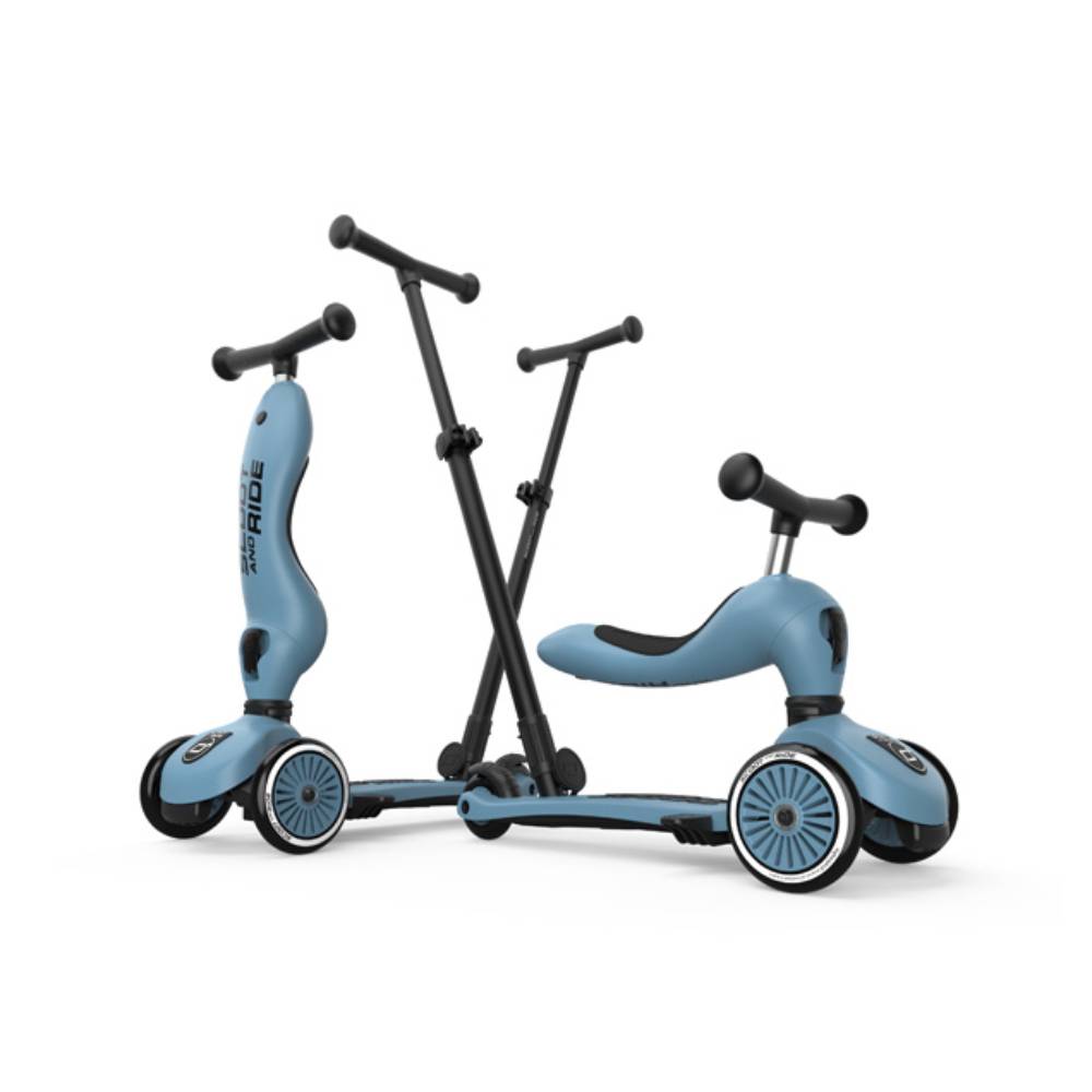 Romobil Scoot&Ride Highwaykick 1 Push and Go Steel