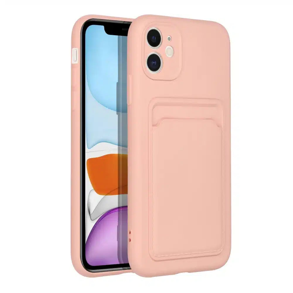 CARD Case maskica za IPHONE 11 pink