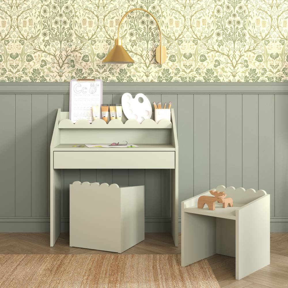 Bellamy Book Nook Montessori stol, sage