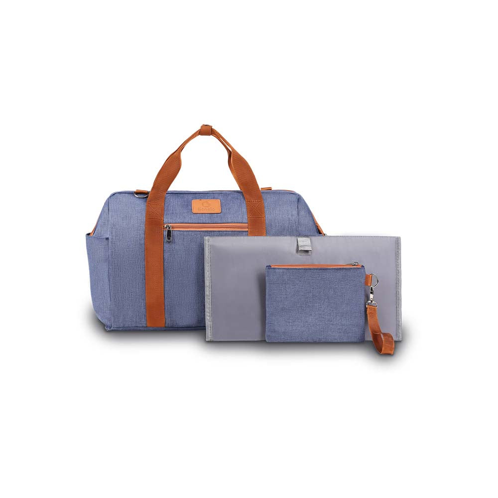 Lionelo torba za mame Ida, Blue Denim
