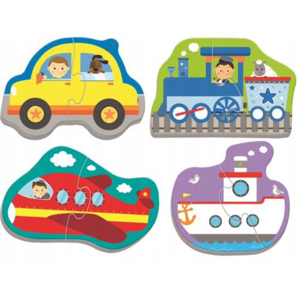 TREFL Baby puzzle Vozila 36075