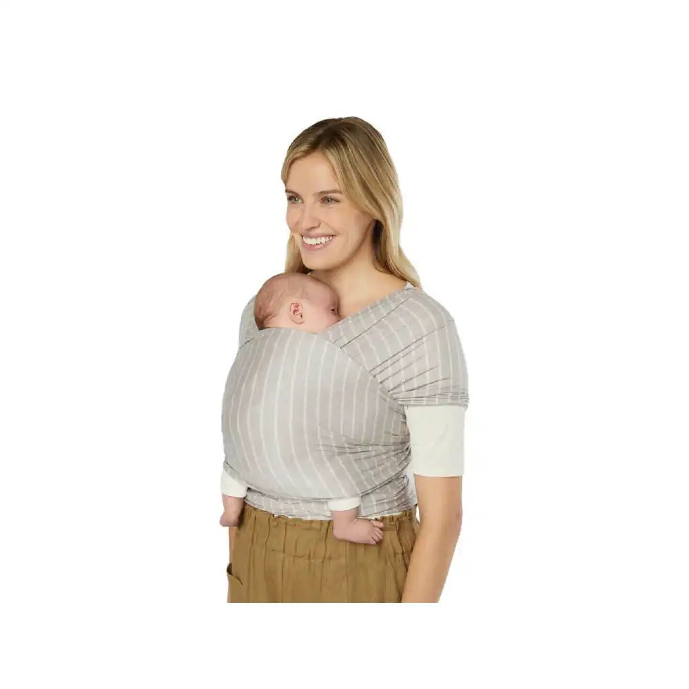 Ergobaby Aura marama Sustainable Knit, Grey Stripes