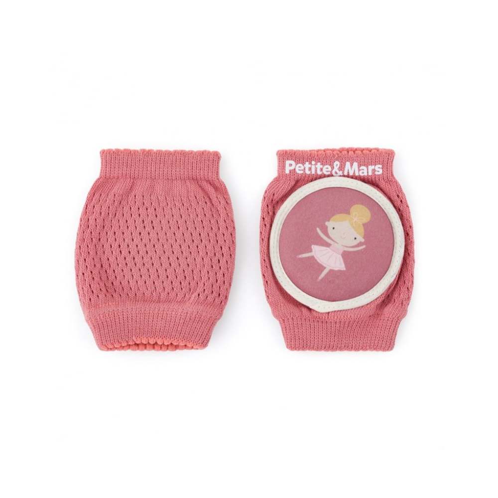 PETITE&MARS Zaštita za koljena za puzanje 6 m+ Follow, Dusty Rose