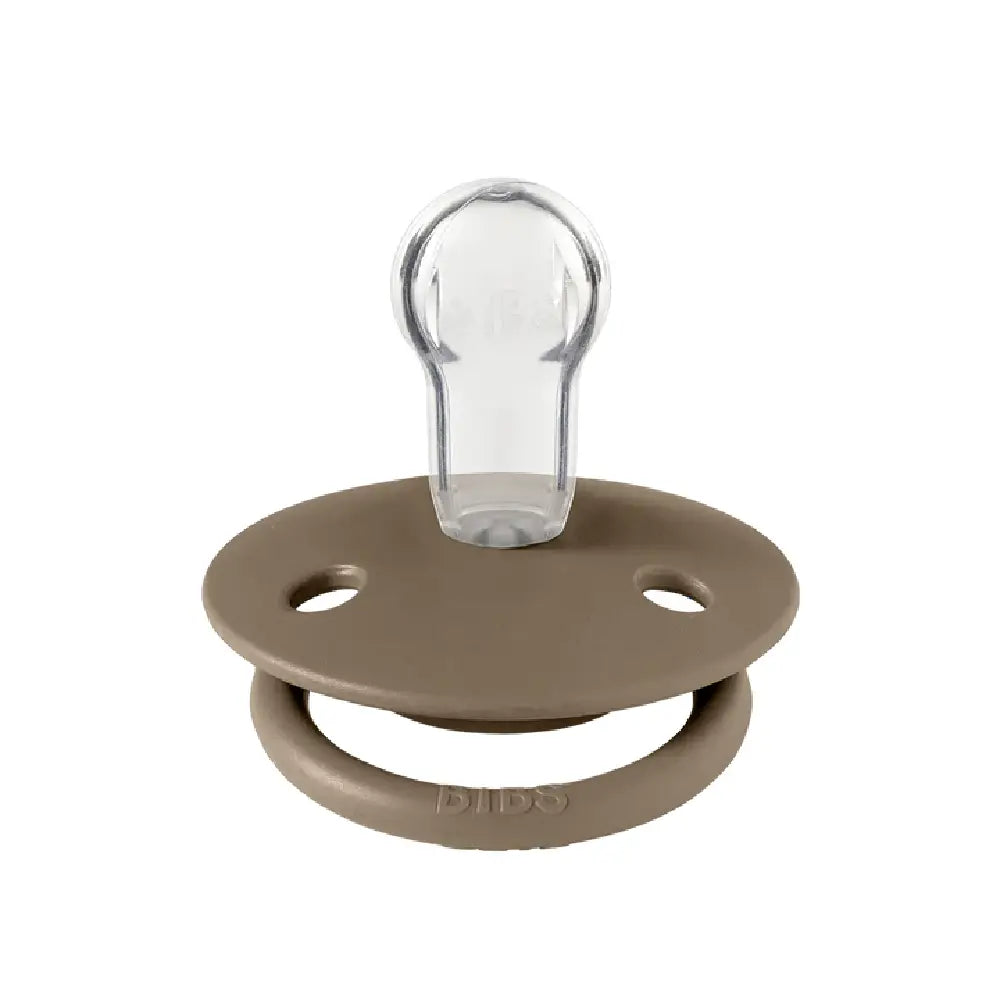 BIBS De Lux dude (silikon) - Vanilla/ Dark Oak