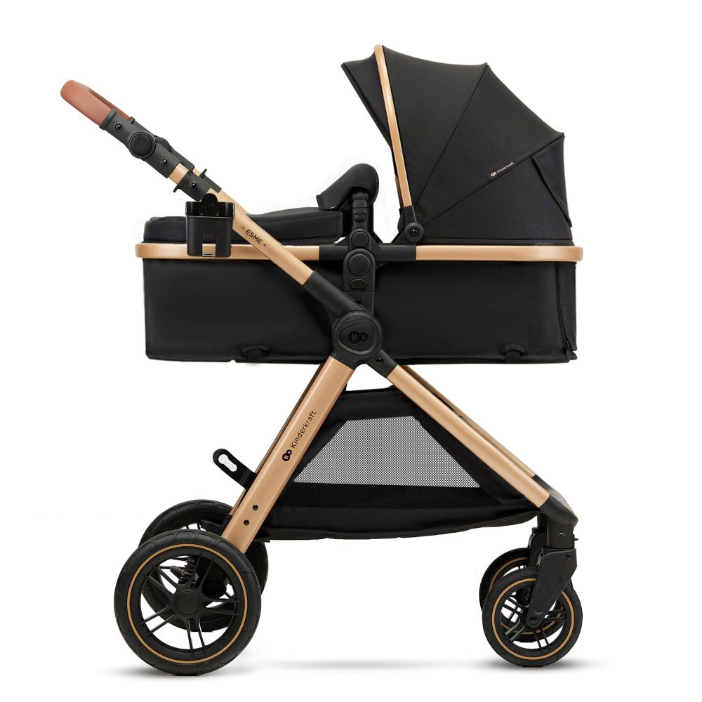 Kinderkraft Kolica Esme Pro 3u1 MINK PRO 2, Pure Black