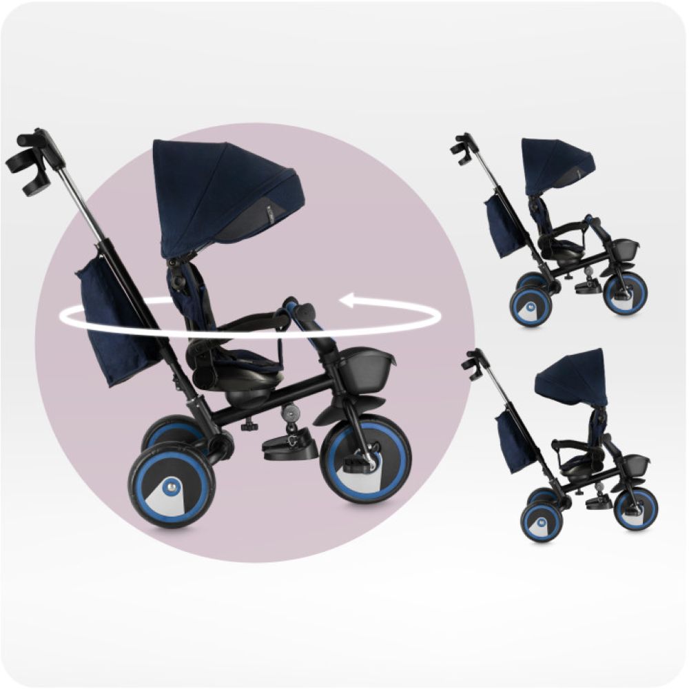 MoMi IVI tricikl, navy blue