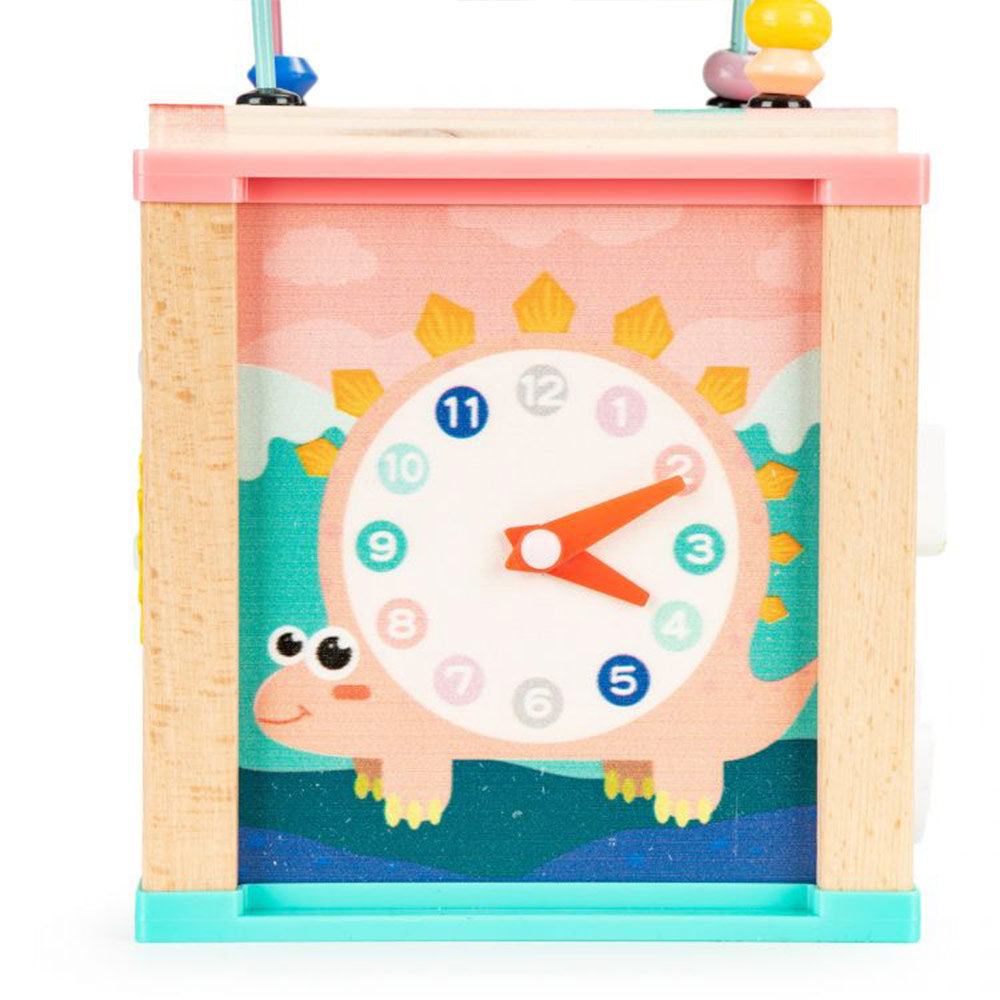 Ecotoys Drvena edukativna kocka Dino