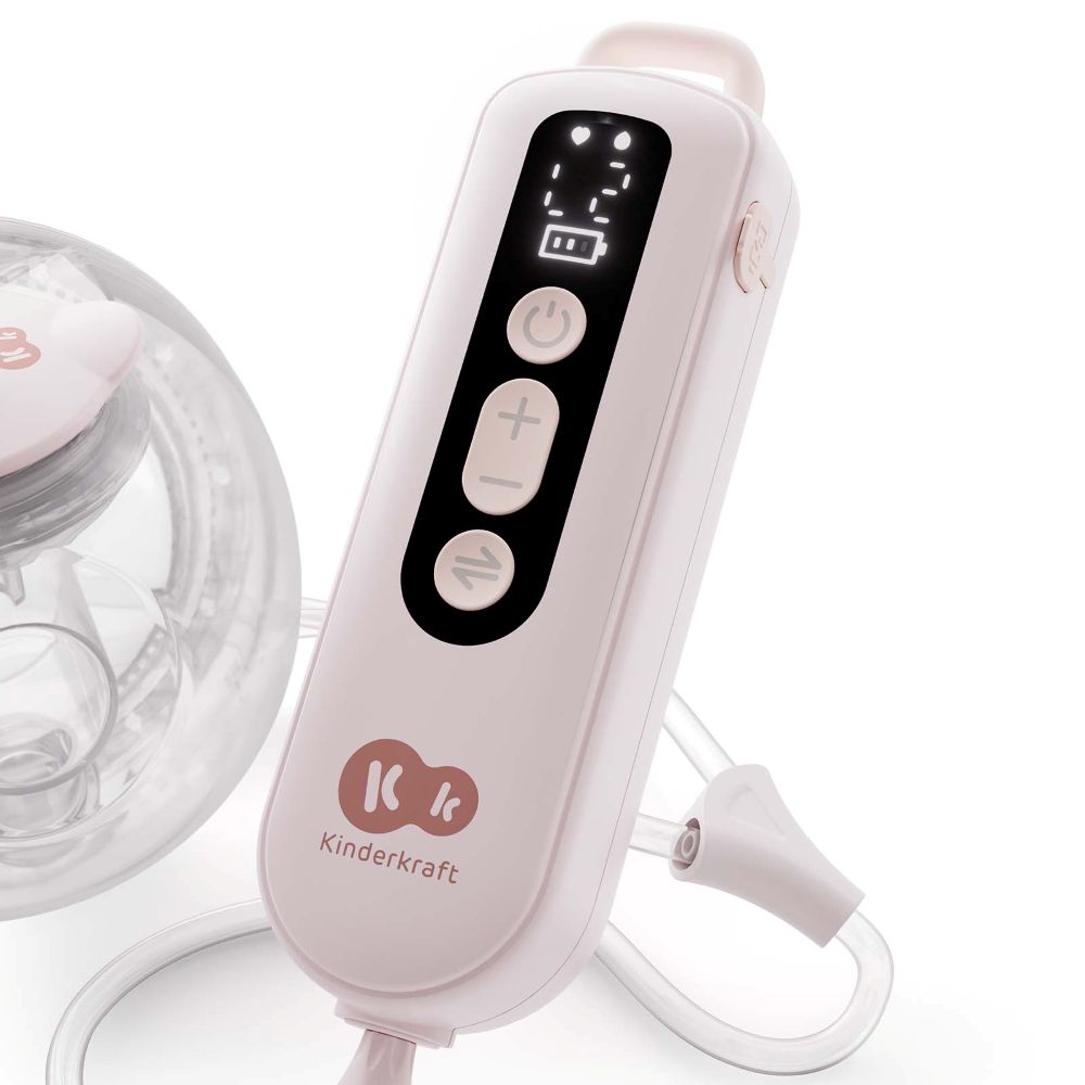 Kinderkraft Dvostruka električna izdajalica GENTLEFLOW, pink
