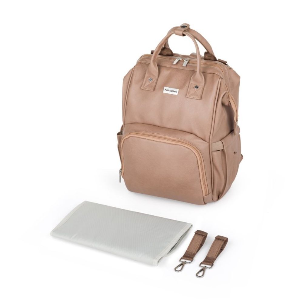 PETITE&MARS Ruksak za pelene Jasper, Camel Beige