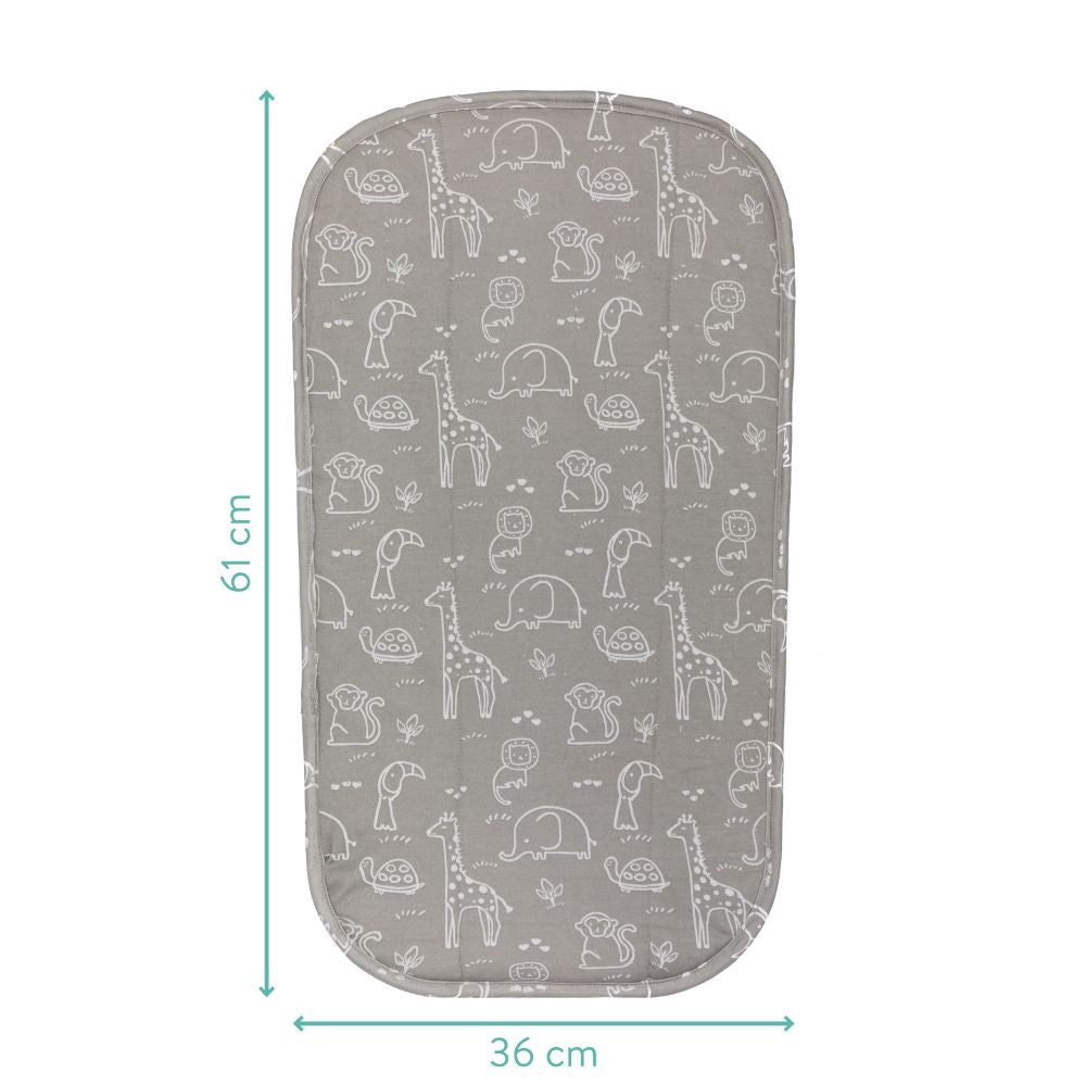 Fillikid navlaka za podlogu za prematanje Eva 61x36 cm, Safary grey