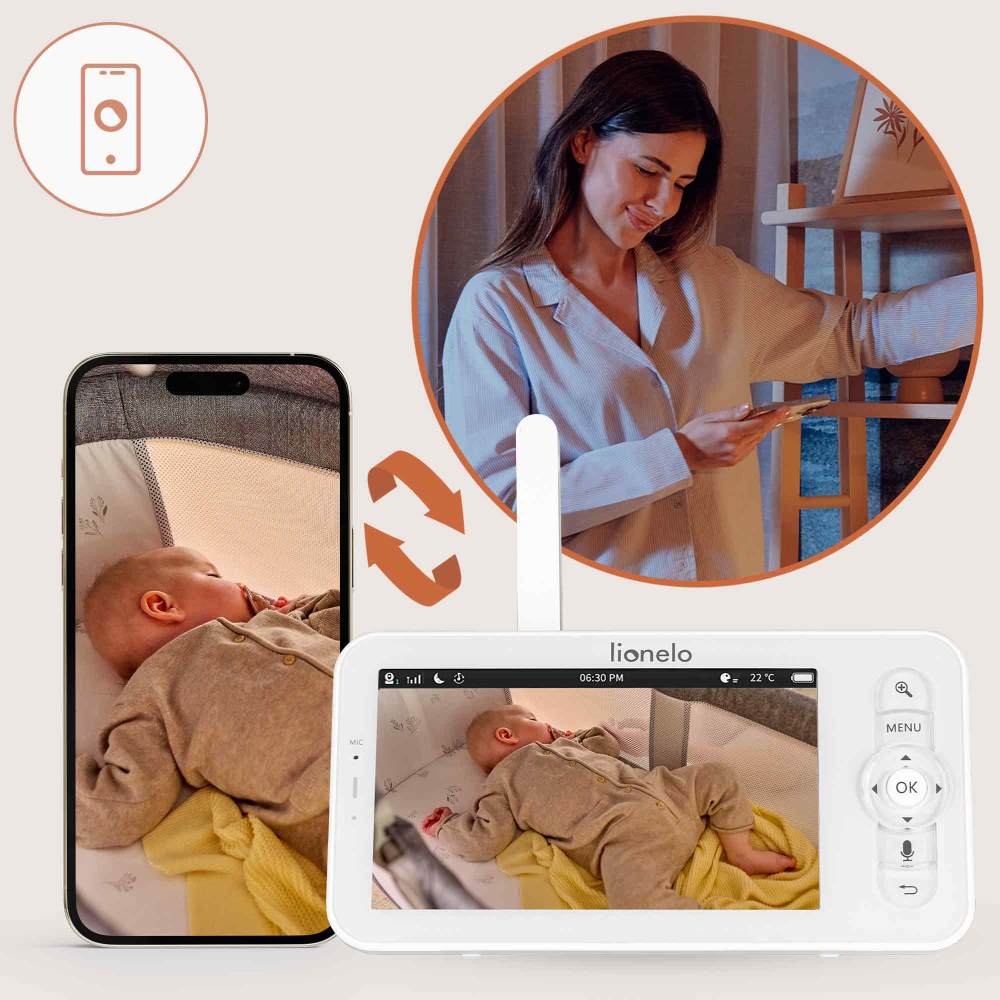 Lionelo baby monitor dvosmjerni Babyline 9.2 Al