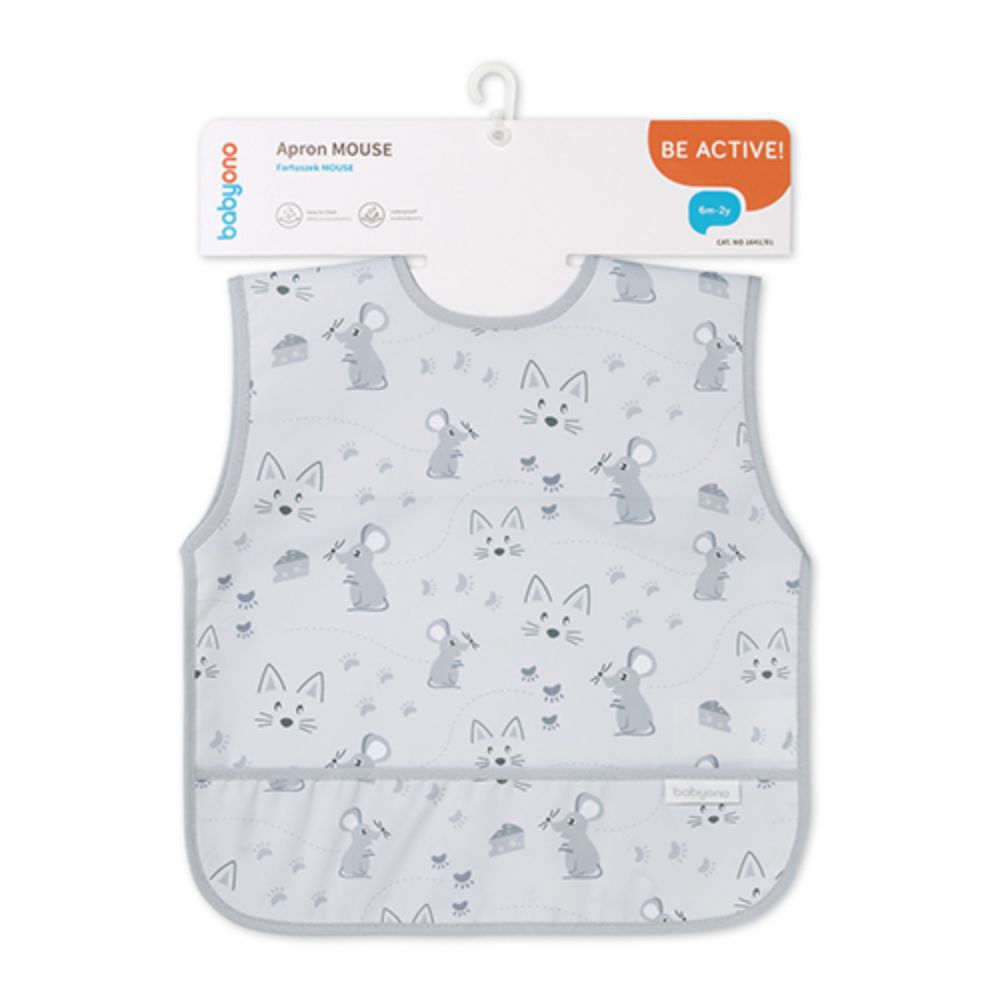 BabyOno Podbradak košuljica 24+ mjeseci Mouse