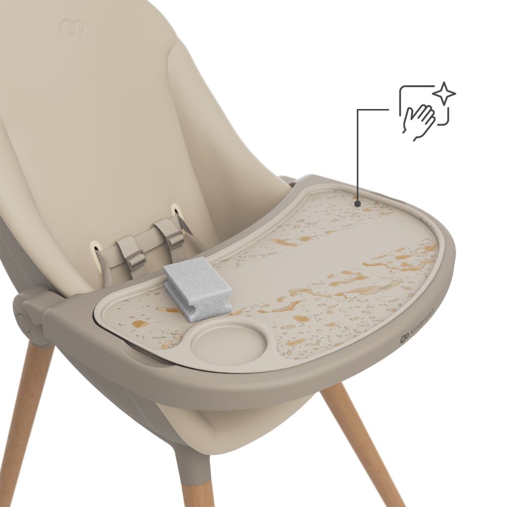 Kinderkraft Hranilica Fini UP 3u1, Beige