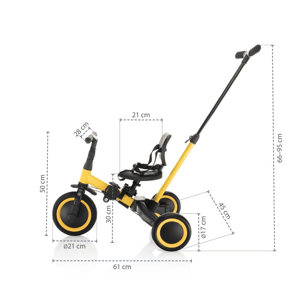 Zopa Tricikl Razor 3u1, Lunar Grey