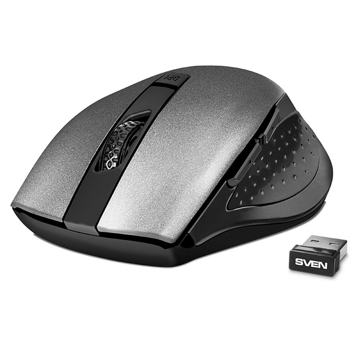 SVEN Miš RX-425W bežični, malen (prikladan za korištenje s laptopom) SIVI