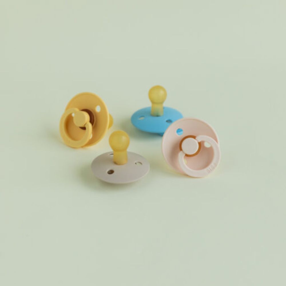 BIBS Colour dude (okrugle) - Mushroom/Breeze (vel. 1)