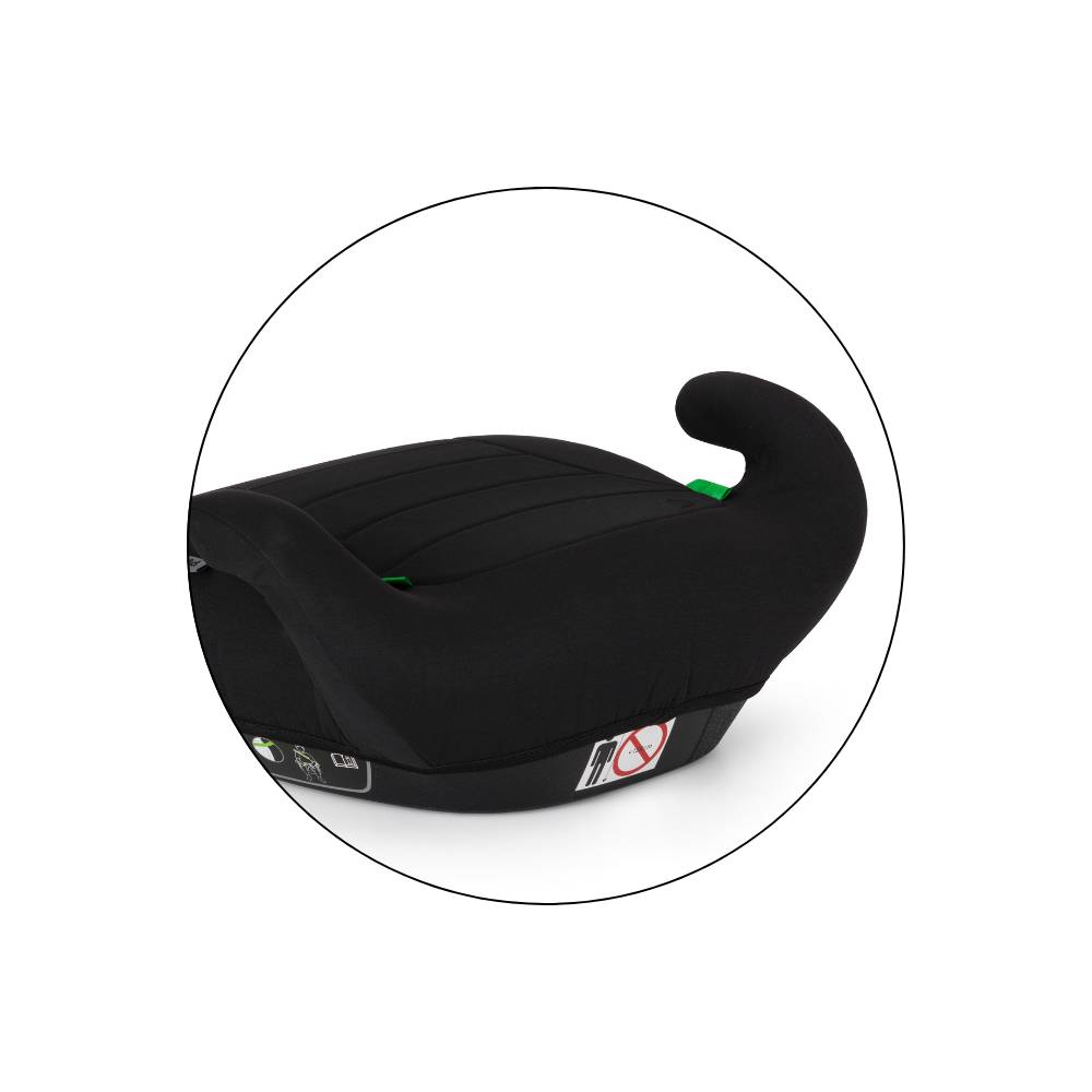 PETITE&amp;MARS booster autosjedalica Zuno (125-150 cm) bez Isofix-a, Coal Black