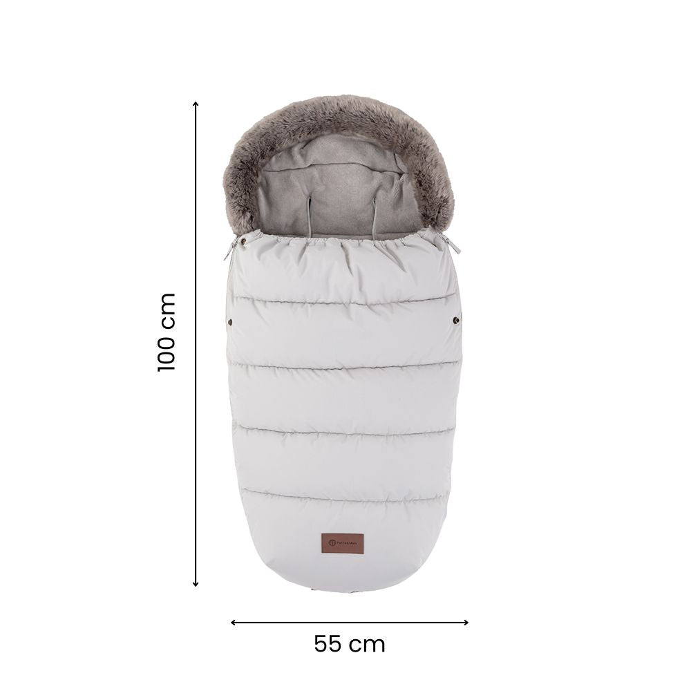 PETITE&MARS Footmuff Comfy 4 u 1 zimska vreća za kolica, Mocha Mousse