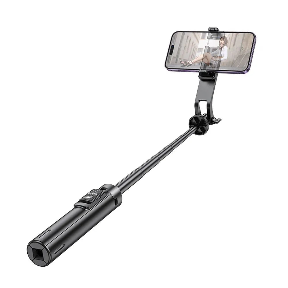 HOCO selfie stick s bežičnim daljinskim upravljačem i stativom K21 fekete