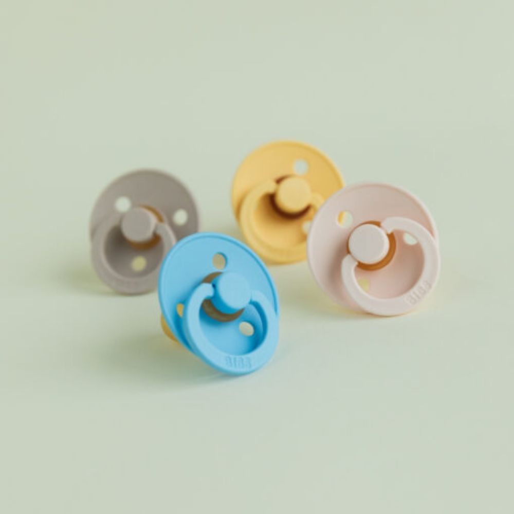 BIBS Colour dude (okrugle) - Mushroom/Breeze (vel. 1)