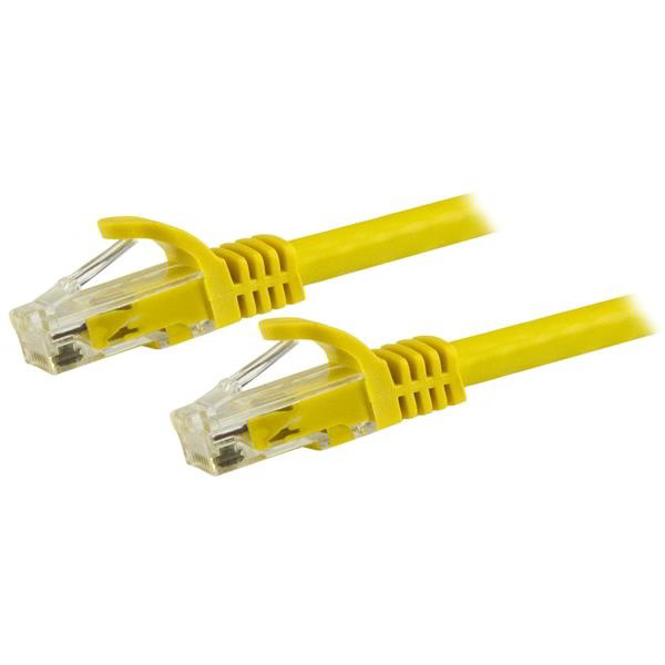 StarTech.com N6PATC2MYL kabel za umrežavanje Žuto 2 m Cat6 U/UTP (UTP)