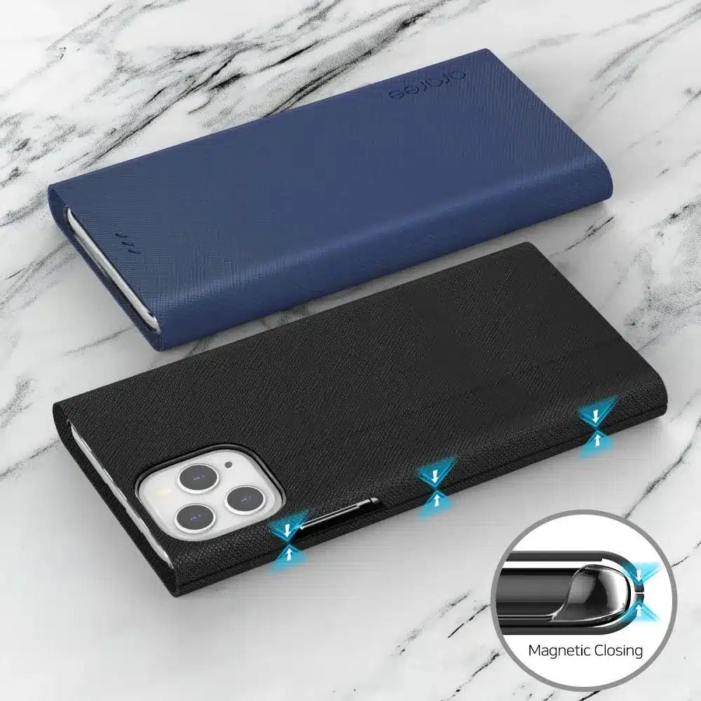ARAREE Handmade Bonnet futrola sa postoljem za IPHONE 11 PRO pepeljasto plava