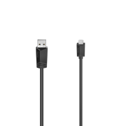 Hama 00200609 USB kabel 3 m USB 2.0 Micro-USB A USB A Crno