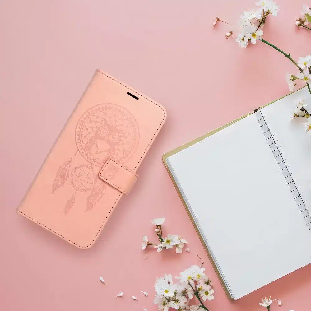 MEZZO Book case preklopna torbica za SAMSUNG GALAXY A15 4G / A15 5G dream catcher peach fuzz