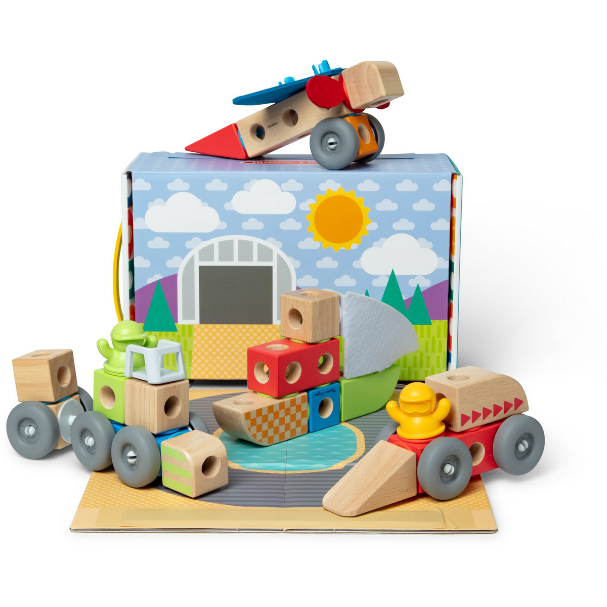 Melissa & Doug MDT BBN Blockables Vehicles GML