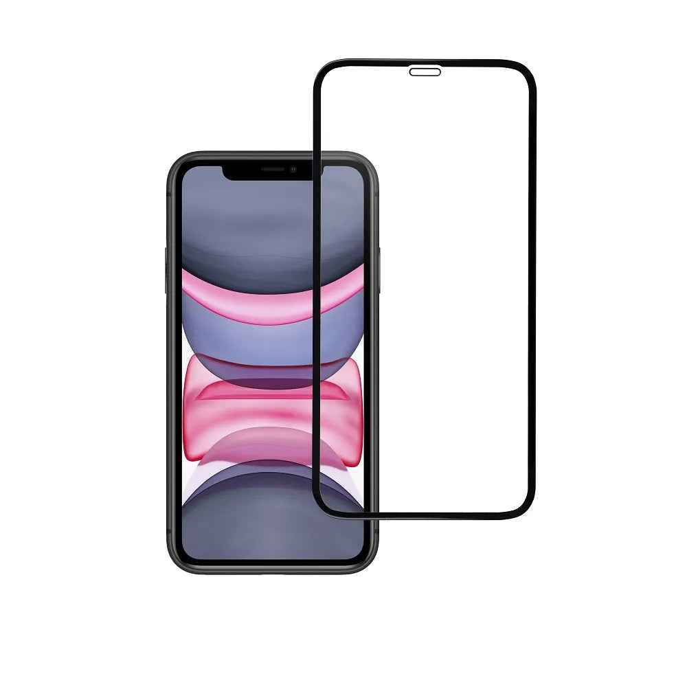 Blue Star 5D kaljeno staklo - za iPhone Xr/11 (full glue) crno