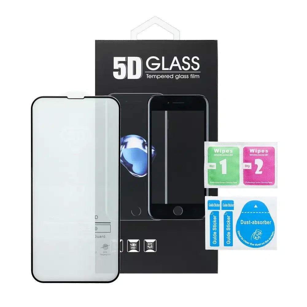 5D Full Glue kaljeno staklo za Samsung Galaxy A15 4G / A15 5G crno