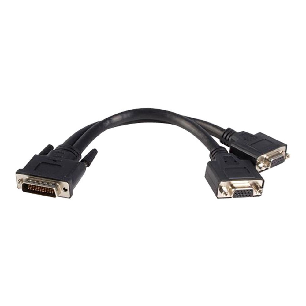 StarTech.com DMSVGAVGA1 prilagodnik za video kabel 0,2 m DMS 2 x VGA (D-Sub) Crno