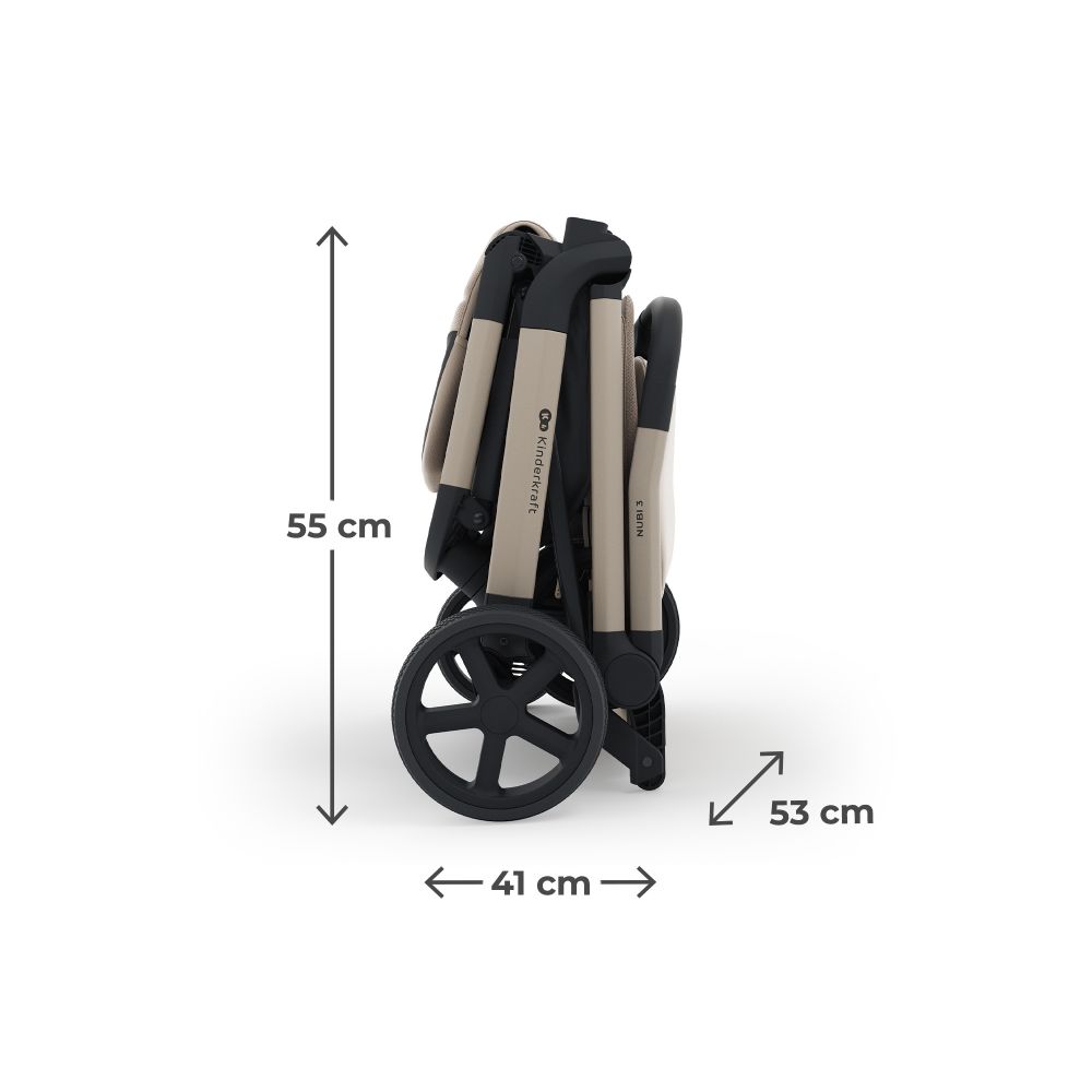 Kinderkraft sportska kolica Nubi 3, Sand Beige