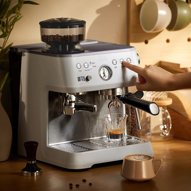 Solis Grind & Infuse Perfetta White espresso aparat