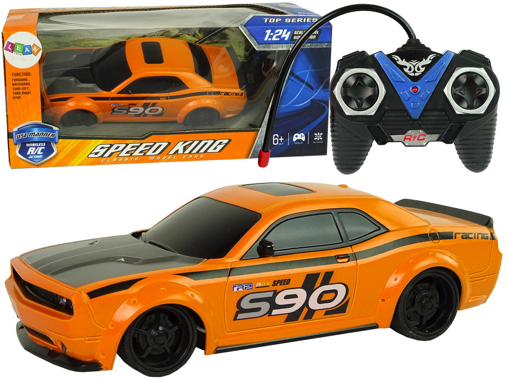 Auto na daljinsko upravljanje Classic 1:24 - narančasti