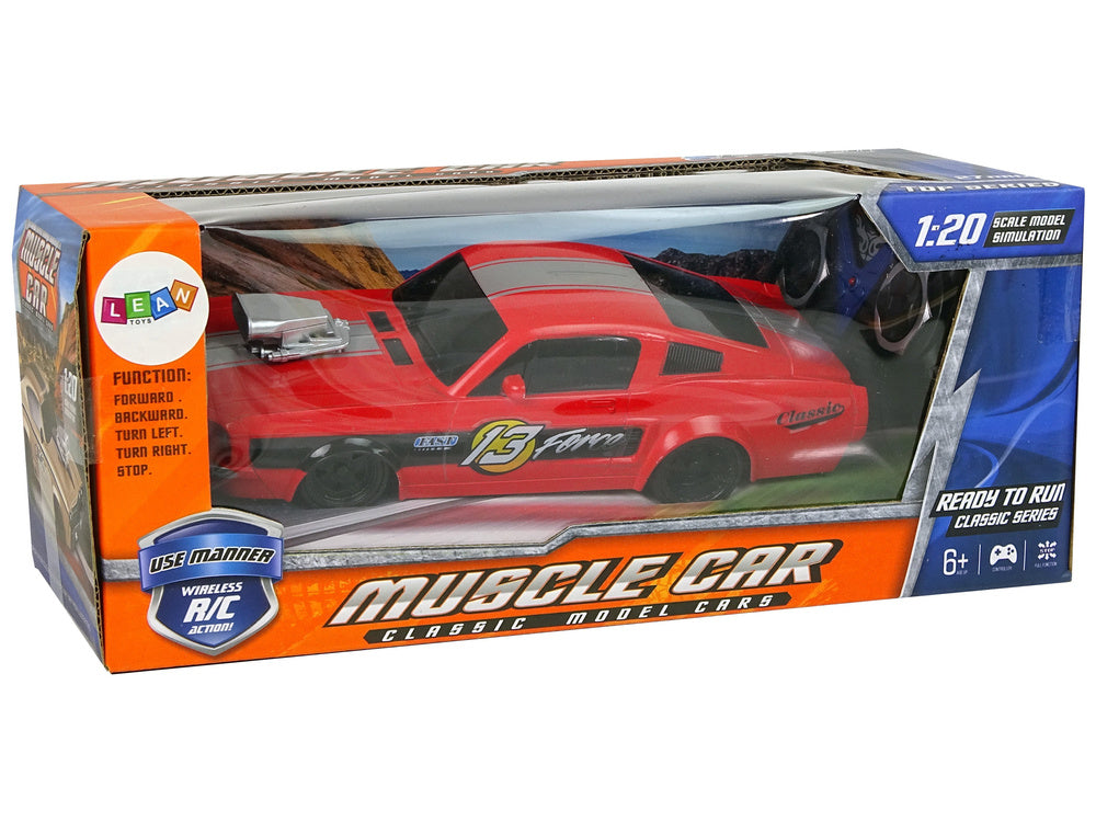 Auto na daljinsko upravljanje 1:20 Red Pilot - crveni