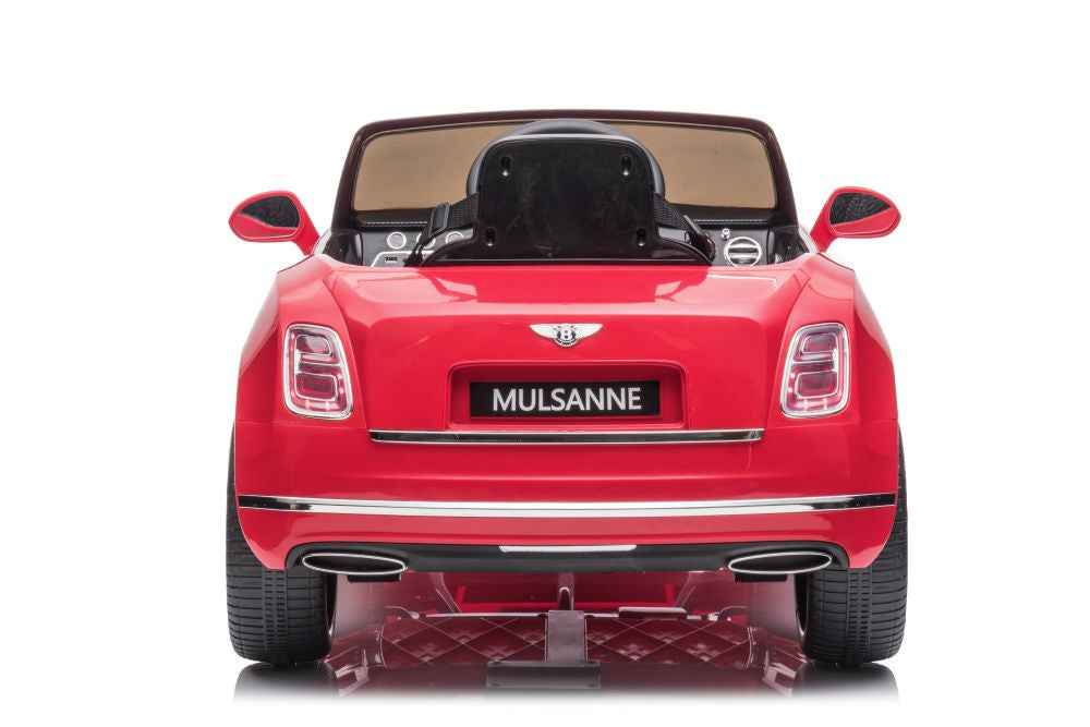 Licencirani auto na akumulator Bentley Mulsanne - crveni/lakirani