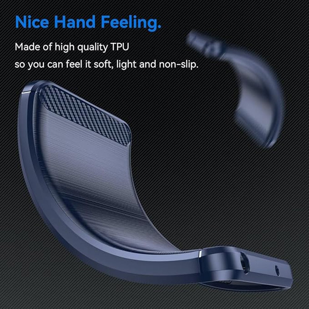 Techsuit Carbon Silicone maska za Huawei P30 Pro – plava