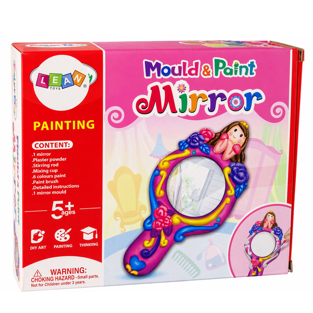 Set of Creative Plastic Mirror Mold Plaster Paints